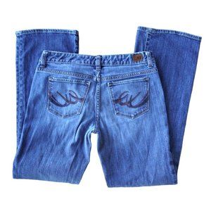 X2 Jeans Womens Size 10 Long Slim Low Rise Boot Cut 2006